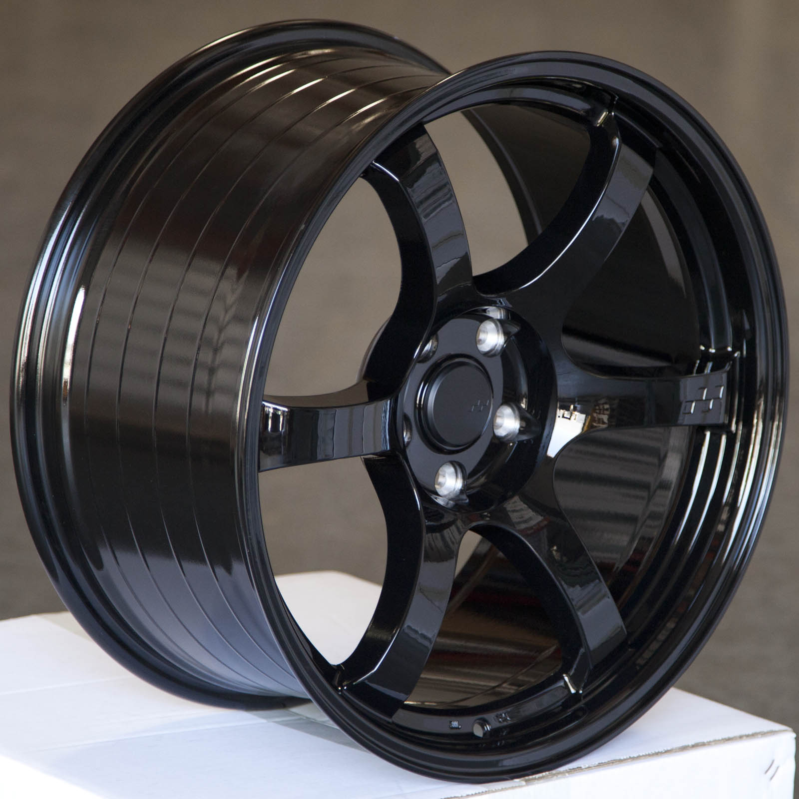 CIRCUIT CSF1 19x9.5 19x11 5x112 GLOSS BLACK WHEELS FITS TOYOTA