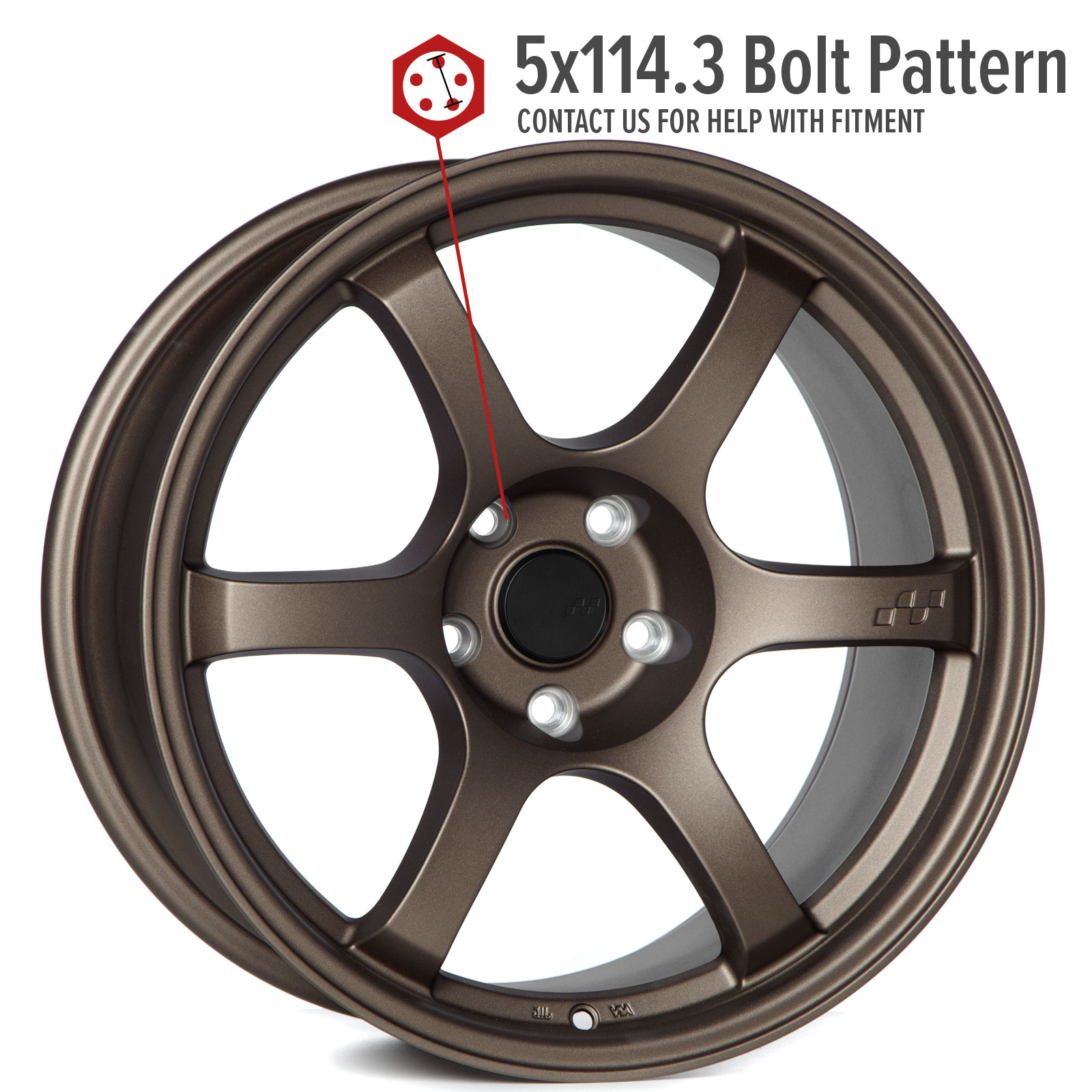 CIRCUIT CSF1 18x9.5 5x114.3 +12 BRONZE 57DR WHEEL FITS 350Z 370Z